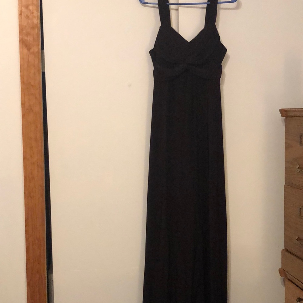 Party Line Chocolate Special Occasion Maxi Dress